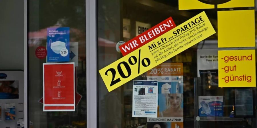 Schaufenster eines Geschäfts in Berlin