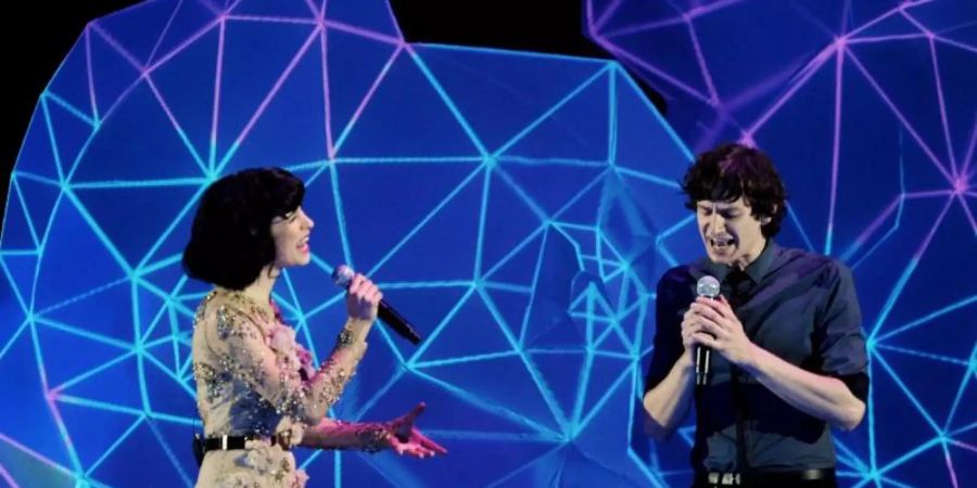 Gotye (r) und Kimbra gelang mit «Somebody That I Used To Know» ein Mega-Hit. Foto: picture alliance / dpa