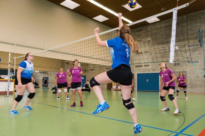 Um jeden Ball wird gekämpft