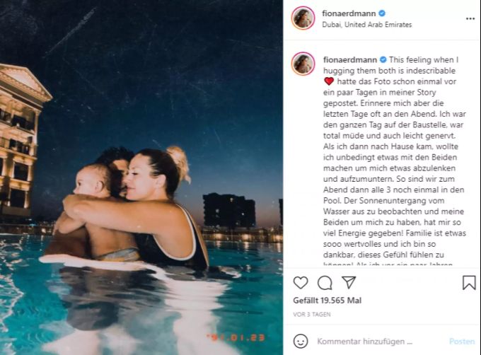 Fiona Erdmann ist dankbar für ihre Familie. Fiona Erdmann