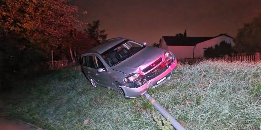 Beim Unfall wurde niemand verletzt.