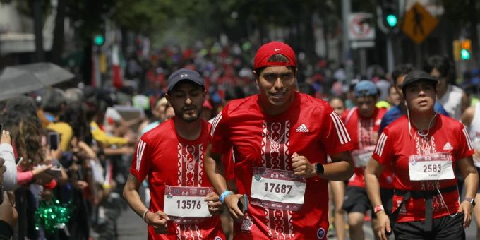 Über 19'000 Menschen nahmen am Mexico City Marathon teil. MExico City Marathon