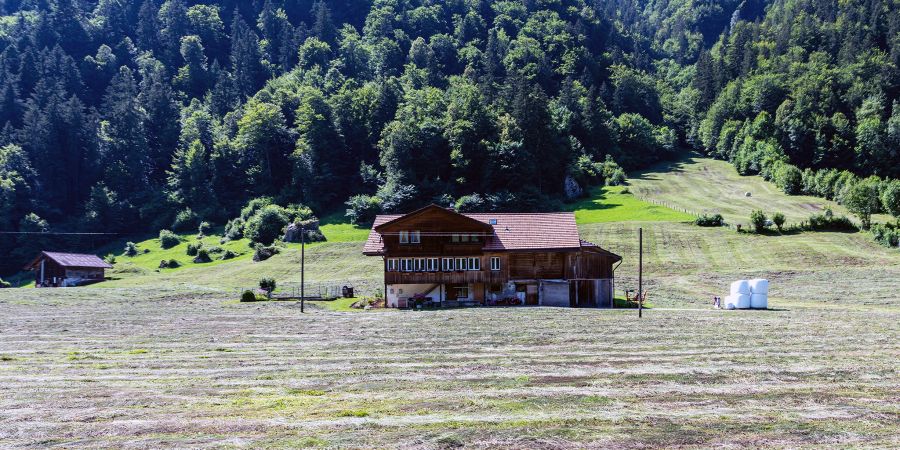 Bauernhaus in Kandergrund im Kandertal.