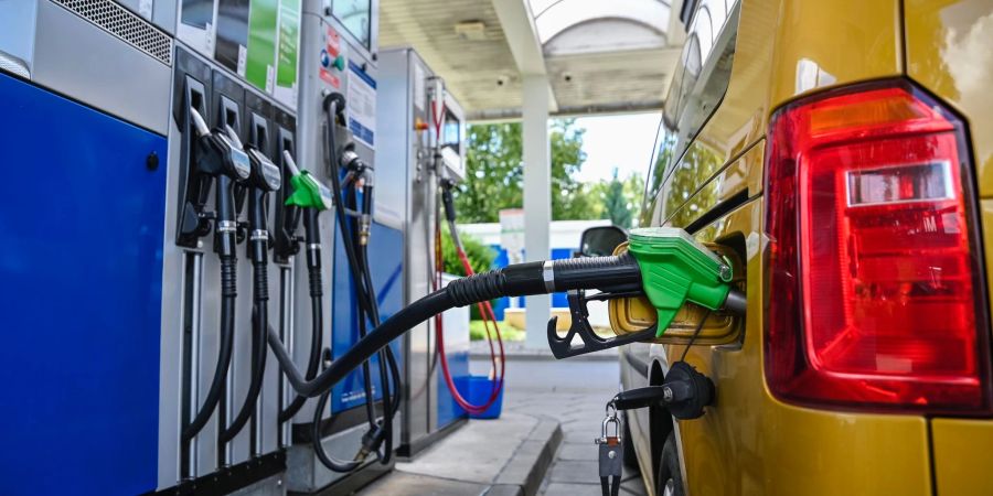 Eine Tankstelle im bayerischen Rosenheim.
