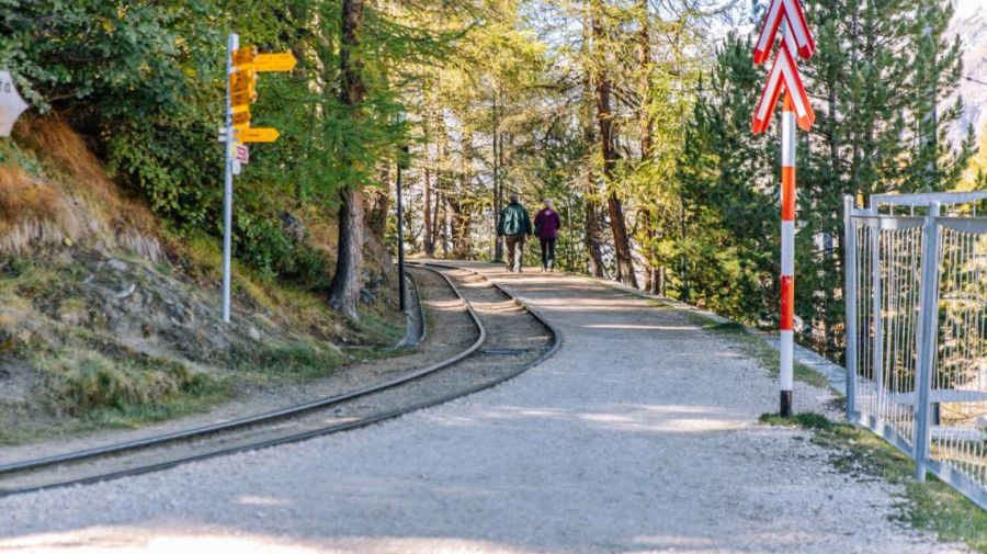 Zermatt Gornergrat Wandern Herbst