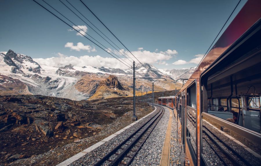 Zermatt Gornergrat Wandern Herbst