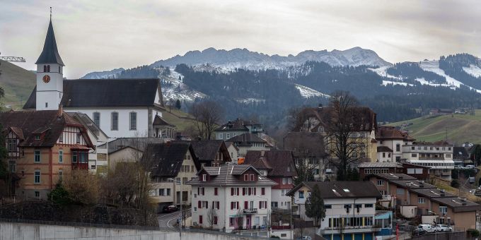 Blick auf Entlebuch. Blick auf Entlebuch.