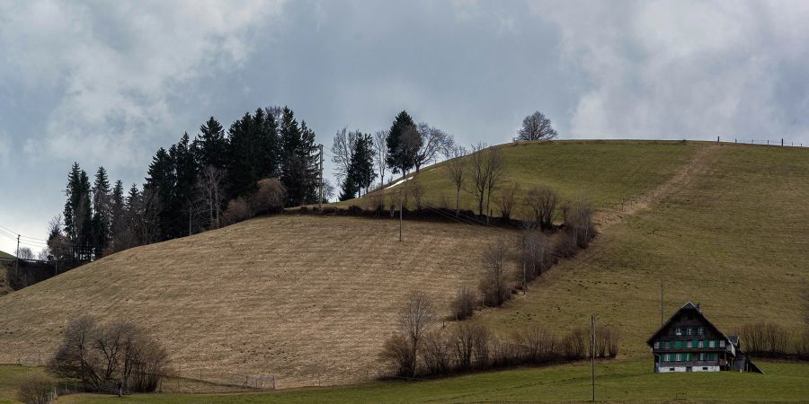 Die Entlebucher Landschaft bei Entlebuch.