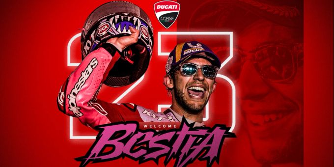 Enea Bastianini stösst zum Moto-GP-Werksteam von Ducati. Enea Bastianini
