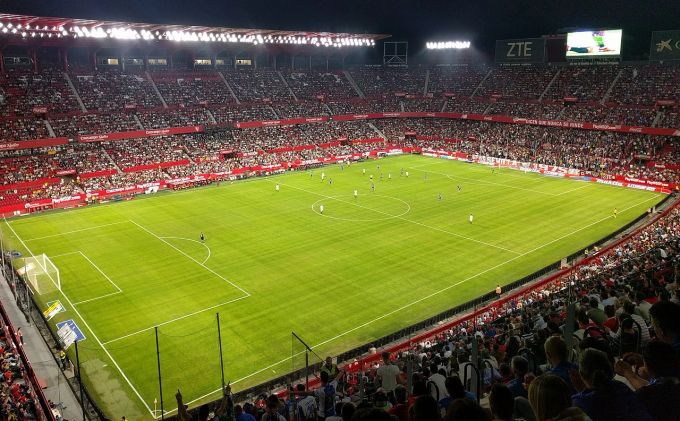 Das Estadio Ramón Sánchez Pizjuán des FC Sevilla hat schon viele magische Nächte in der Europa League erlebt. FC Sevilla Europa League