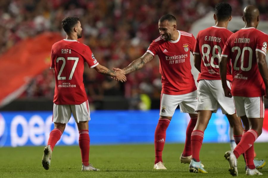 Schaffen gegen Dynamo Kiew die Qualifikation für die Champions League: die Spieler von Benfica Lissabon.