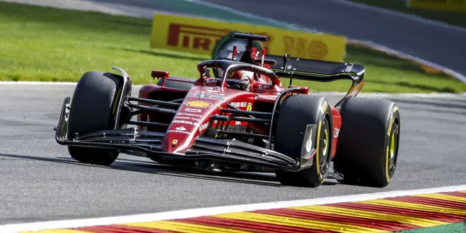 Charles Leclerc (Ferrari) beim Belgien-GP der Formel 1. Charles Leclerc Ferrari
