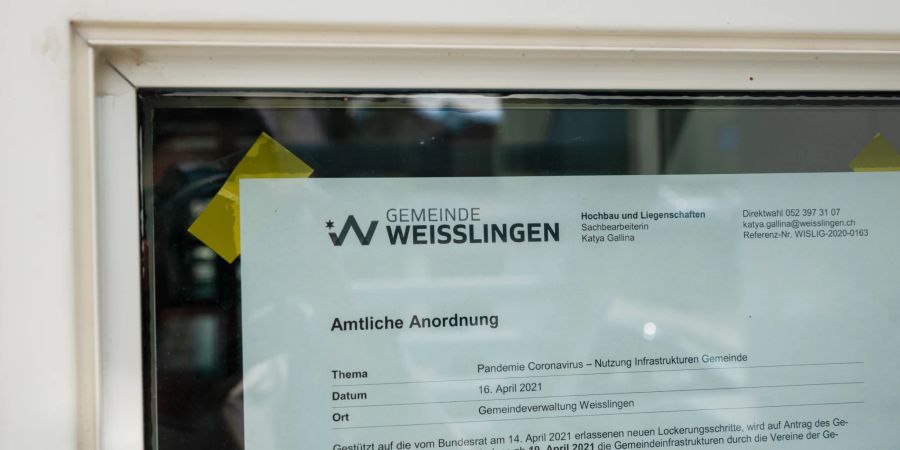 Die Gemeinde Weisslingen.