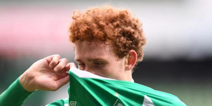 Steht nach Werders Abstieg bei mehreren Bundesligisten auf dem Wunschzettel: Josh Sargent. Foto: Carmen Jaspersen/dpa