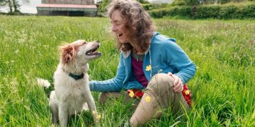 Hund und Frau