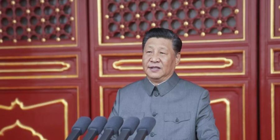 Xi Jinping hat die absolute Führungsrolle der Kommunistischen Partei unterstrichen. Foto: Li Xueren/XinHua/dpa