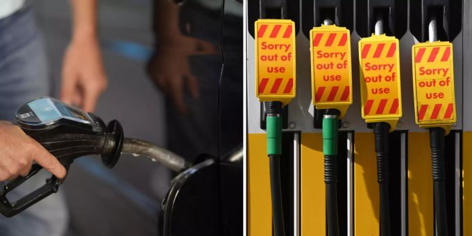 Explosionsgefahr: Briten füllen jetzt Benzin in Wasserflaschen