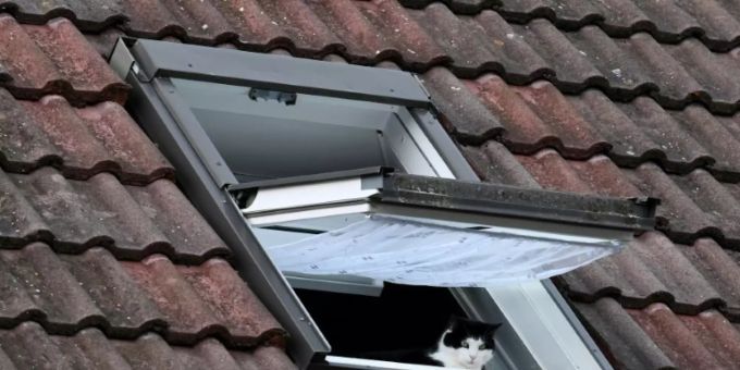 Dachfenster eines Hauses Dachfenster eines Hauses