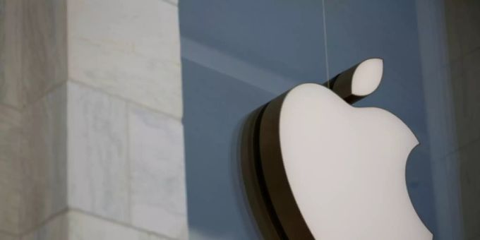 Das Apple-Logo. apple