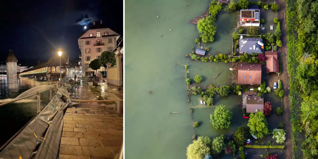 Hochwasser: Pegel der Schweizer Seen über Nacht nicht angestiegen - Vimarsana News