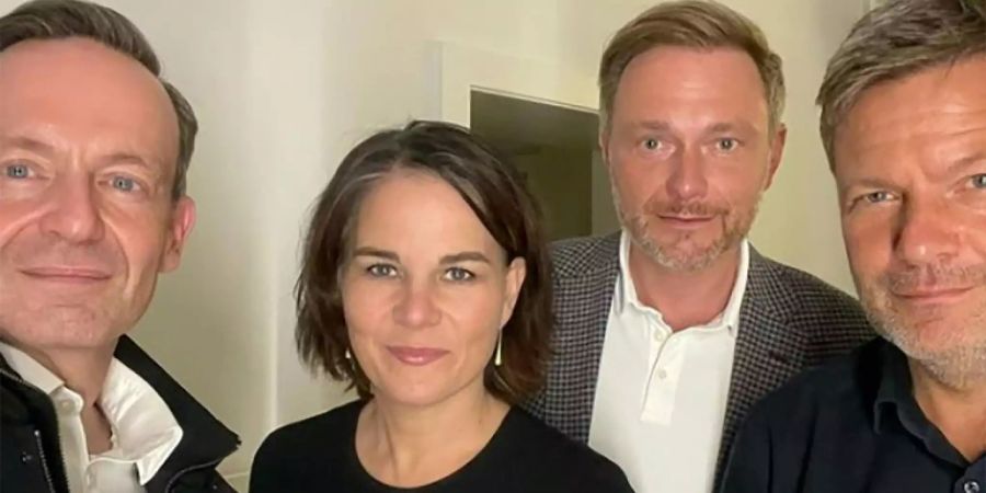 Instagram-Foto mit Wissing, Baerbock, Lindner und Habeck