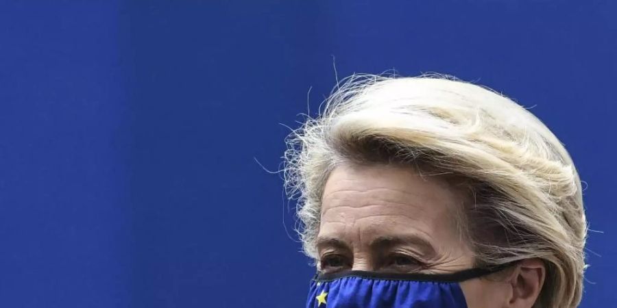EU-Kommissionspräsidentin Ursula von der Leyen: «Wir werden nicht neu verhandeln». Foto: John Thys/Pool AFP/AP/dpa
