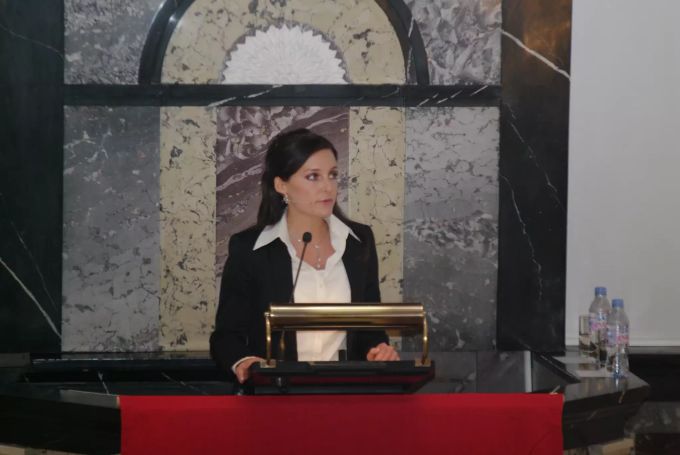 Die aktuelle Gemeinderatspräsidentin bei der Vorrede am Ustertag 2009. Anita Borer Uster