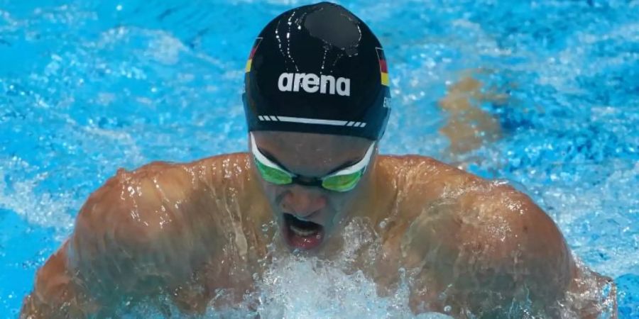 Schwimmer Taliso Engel will Gold bei den Paralympics gewinnen. Foto: Marcus Brandt/dpa