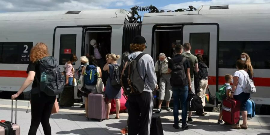 ICE der Deutschen Bahn in Leipzig