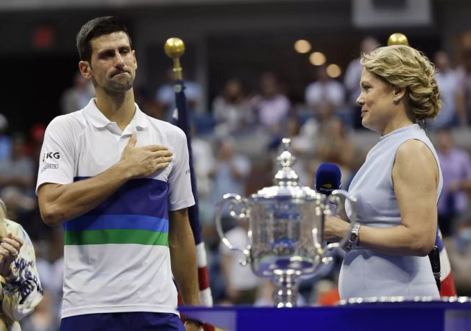 Novak Djokovic zeigt sich im Final der US Open von seiner empfindlichen Seite. Novak Djokovic