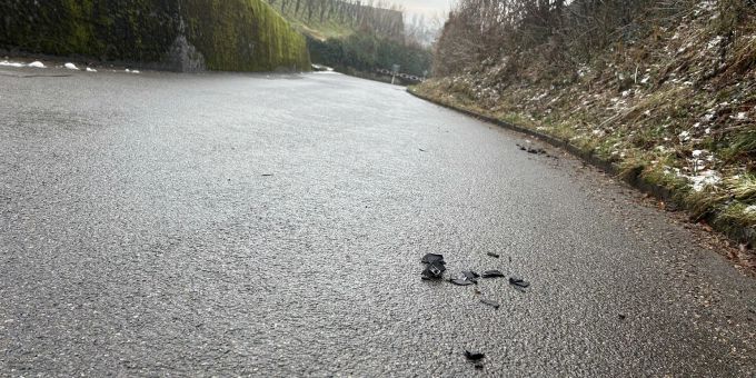 Mehrere Unfälle aufgrund von Glatteis in Schaffhausen. Kanton Schaffhausen