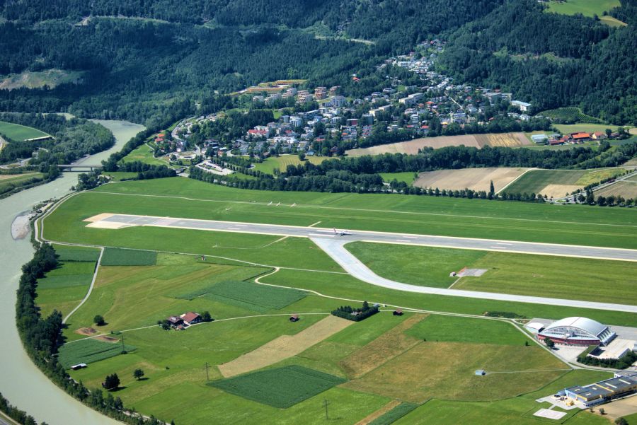 Der Innsbruck Airport bietet einen malerischen Ausblick.