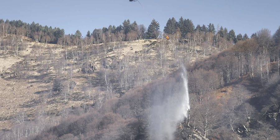 Der am Freitagabend im Malcantone ausgebrochene Waldbrand konnte am Samstagnachmittag unter Kontrolle gebracht werden.