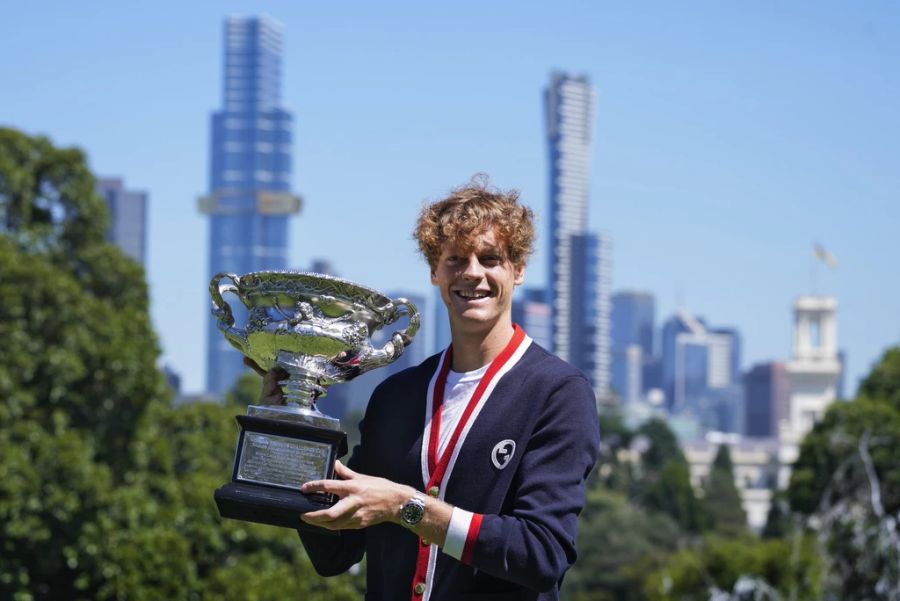 Die junge Tennis-Generation ist langsam, aber sicher auf dem Vormarsch. Anfang Jahr gewann Jannik Sinner (22) die Australian Open.