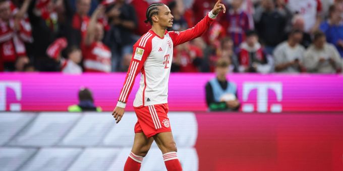 Einmal mehr stark: Auch gegen Freiburg ist Bayerns Leroy Sané entscheidend. Leroy Sané FC Bayern.