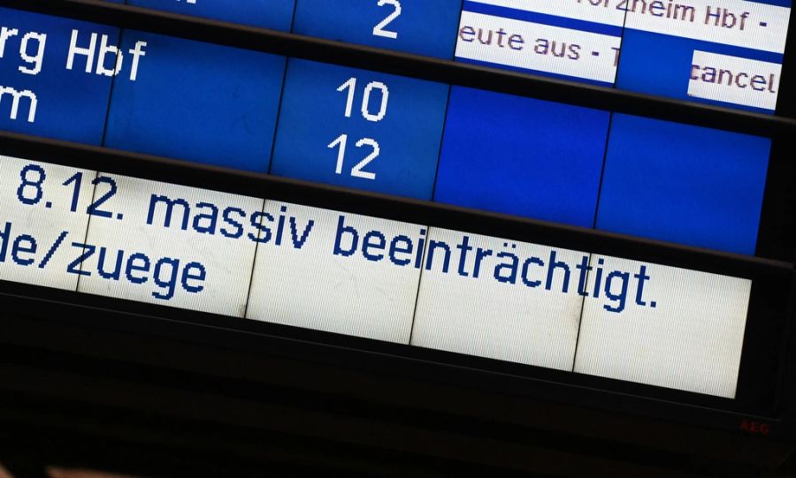 Deutsche Bahn Warnstreik