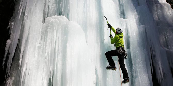 Eisklettern Pontresina Eisschlucht