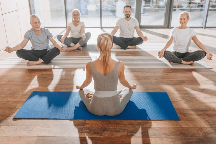 Yoga im Kurs