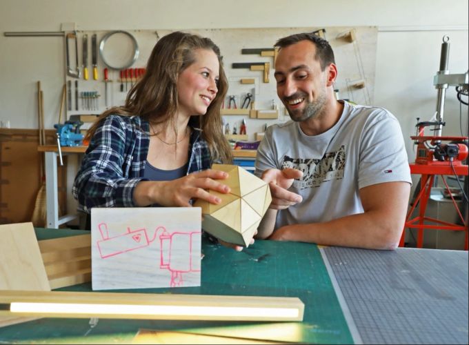Studierende der Höheren Fachschule für Technik und Gestaltung HFTG Zug.