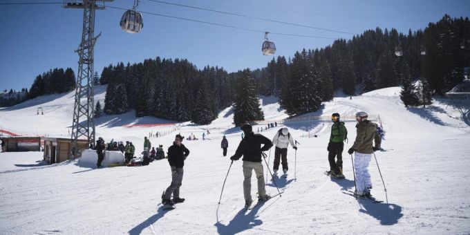 Den Schneeverhältnissen sei Dank: Dieses Wochenende wurde viel Ski gefahren wie hier auf dem Flumserberg. Flumserberg