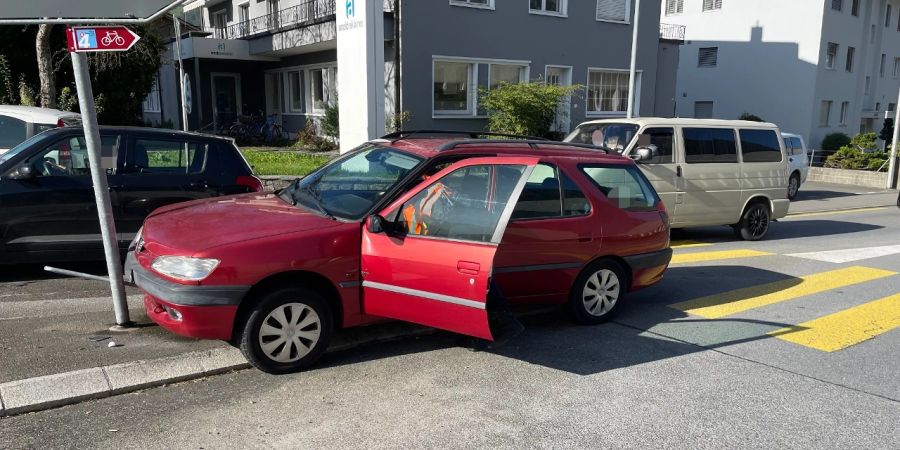 Selbstunfall mit Personenwagen