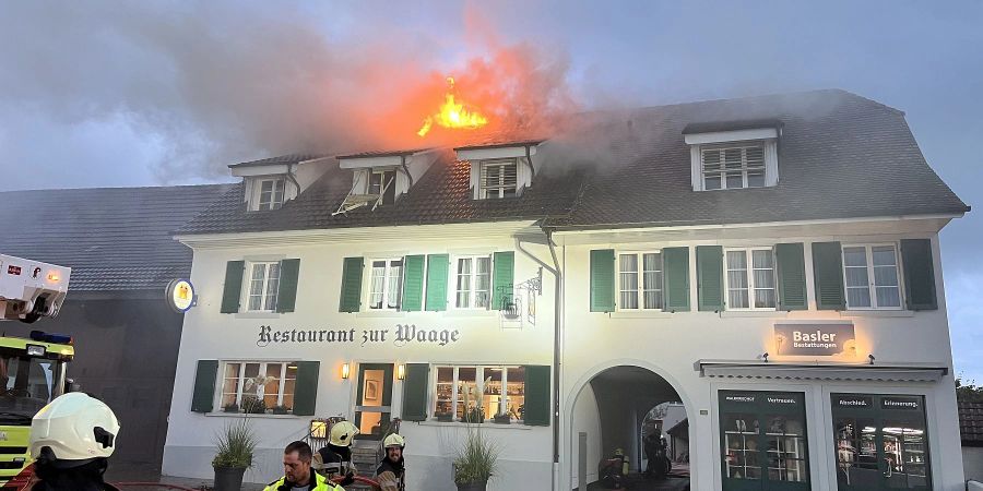 Ettingen: Brandausbruch