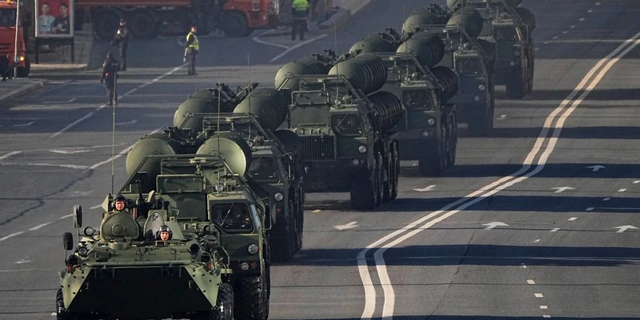 Militärparade Panzer Moskau Russland