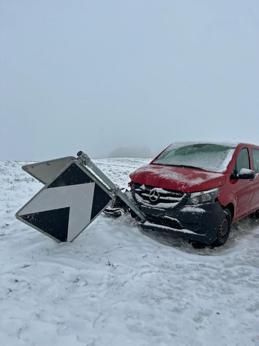 Unfall in Beromünster.