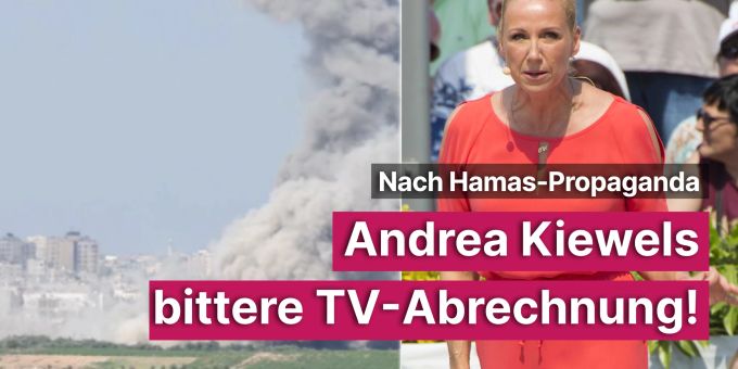 Nach Hamas-Propaganda - Andrea Kiewels bittere TV-Abrechnung!