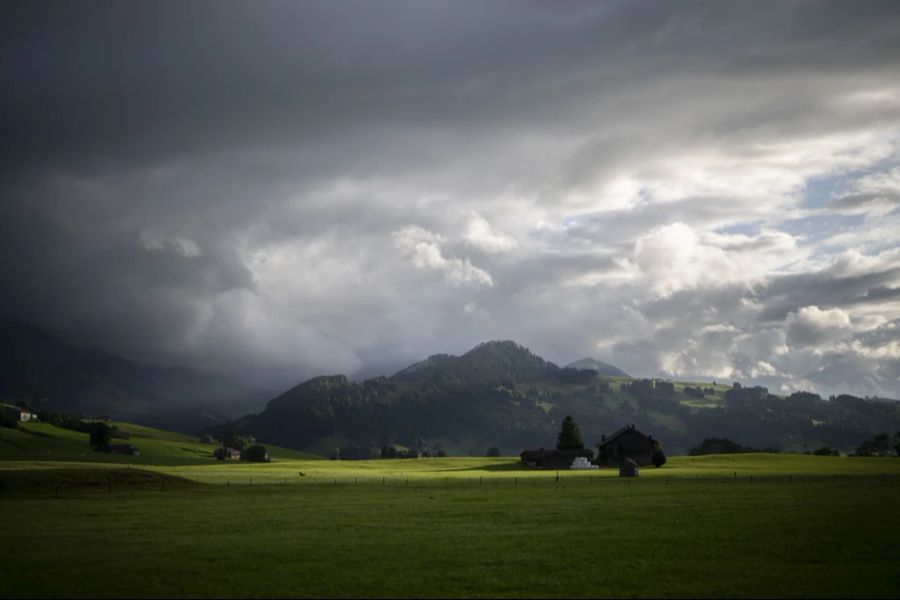 Unter der Woche wird es dann wieder kühler, und vermehrt ziehen Wolken auf.