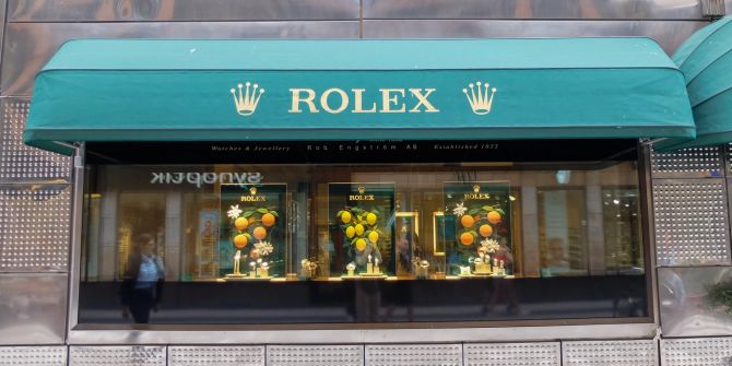 Rolex Schaufenster