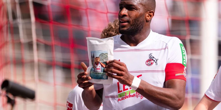 Kölns Stürmer Anthony Modeste sorgte mit seiner Kaffee-Werbung für Missstimmung.