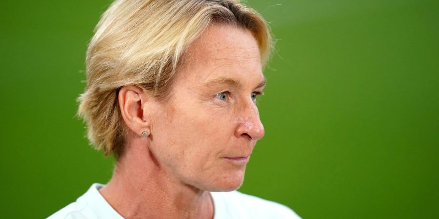 Bundestrainerin Martina Voss-Tecklenburg vor der Partie gegen Österreich.