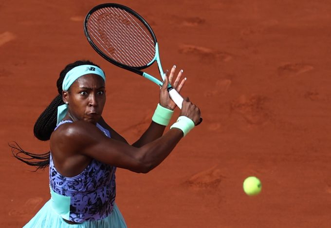Coco Gauff im Final der French Open gegen Iga Swiatek. French Open Coco Gauff